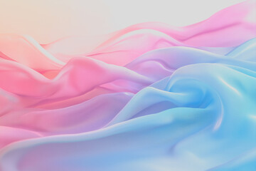 Obraz premium Colorful background with soft and smooth fabric texture for design and creative projects