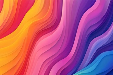 Obraz premium Colorful abstract wavy layered background