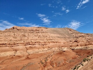 beautiful landscape in the desert

