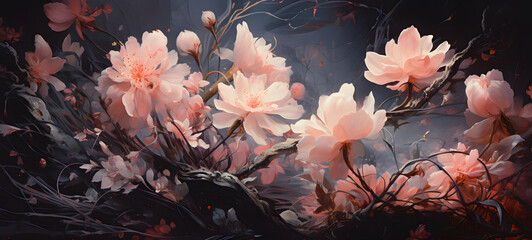 Environmental flower , ai generative