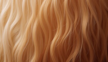 Fototapeta premium Wavy Long Blonde Hair Texture