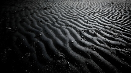 Beach sand texture, wave patterns, sunlight, coastal background, nature