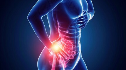 Women With Stomach Ache, 