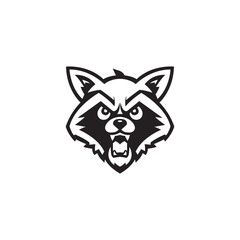Raccon Head mascot template