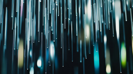 Abstract light streaks create dynamic background