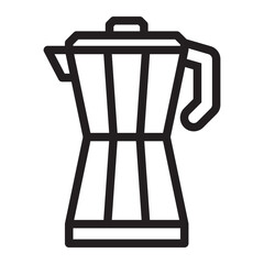 coffee thermos Line Icon