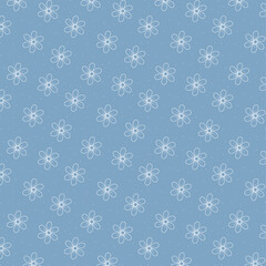 Hand drawn vector abstract pattern. Seamless floral pattern. Suitable for bed sheet design, clothing, wrapping paper, invitation background. Elegant seamless