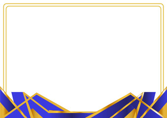 blue abstract frame background