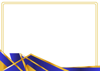 blue abstract frame background