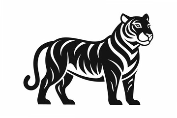 royal bengal tiger silhouette