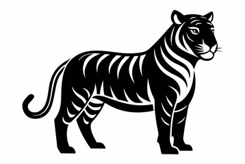 Obraz premium royal bengal tiger silhouette