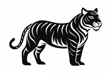 royal bengal tiger silhouette
