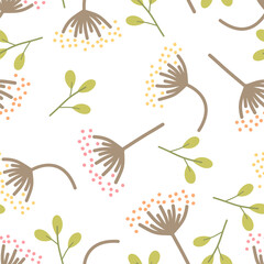 Flower seamless pattern design with beautiful flower and leaves. Flower art. floral and leaf pattern design for fabric, cotton, wallpaper, satin, gift wrap, carpet, background.