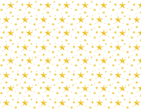 gold element star transparent background