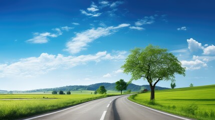 Fototapeta premium distance road transparent