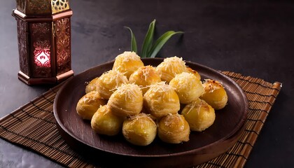 Nastar or Pineapple Tart, Most Popular Various of Kue Kering Lebaran, Usually Served During Hari Raya.