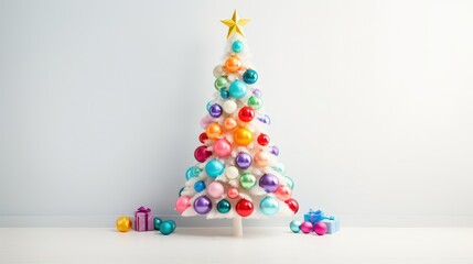 whimsical white christmas tree