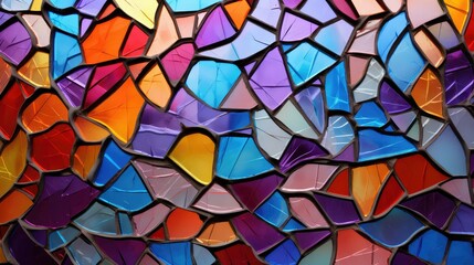mosaic stained glass texture