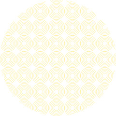 Japanese geometric gold pattern