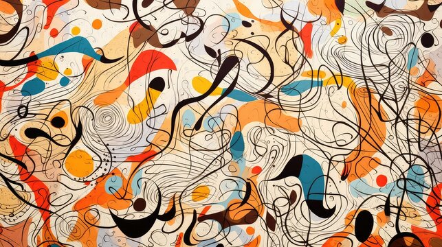 chaotic hand drawn texture