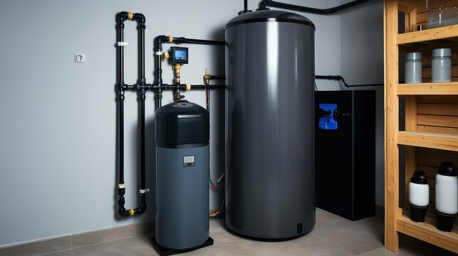 utility water softener machine
