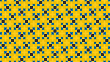 Geometric seamless floral perfect pattern design vector.