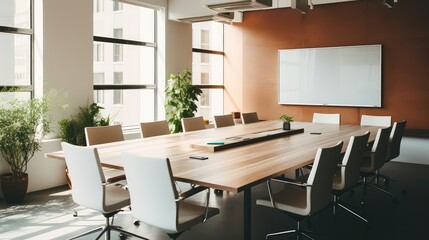 Fototapeta premium chairs empty office space