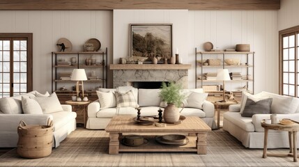 Fototapeta premium plush farm house decor