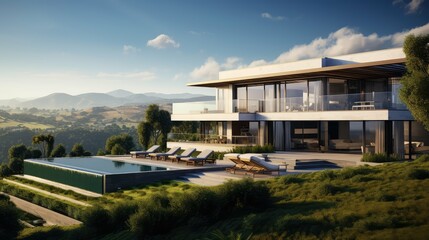 Obraz premium luxury nice houses