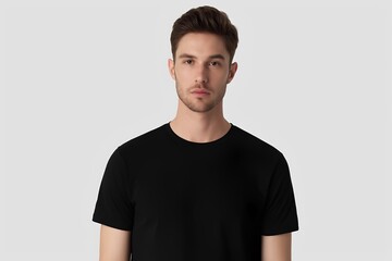 Obraz premium black t-shirt