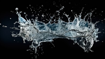 droplets water splash long