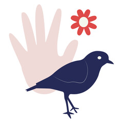 Abstract Matisse Decorative. Flat Vector Illustration.