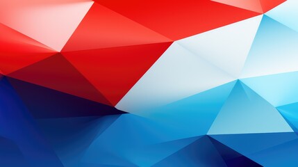 Obraz premium contrast red blue white background