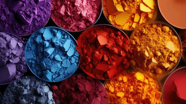 chunky makeup texture