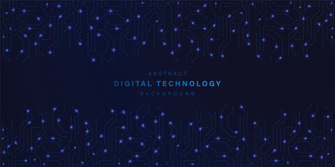 Blue abstract technology background. business technology communication. Hi tech digital connection. high tech. science. modern technology business concept. futuristic background. vector illustration