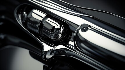 mirror gun metal texture