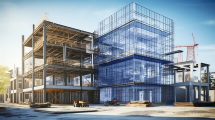 framework office building outline