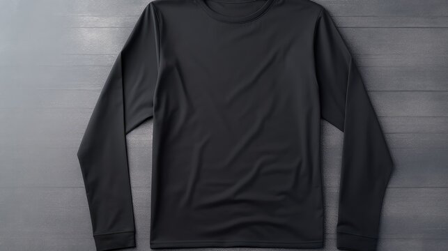 shir black long sleeve t shirt