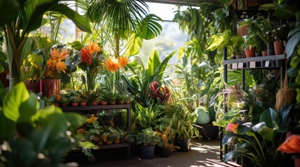 Obraz premium foliage plant boutique