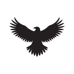 Eagle Vector Silhouette Birds Flying Logo - High-Quality Wildlife Designs