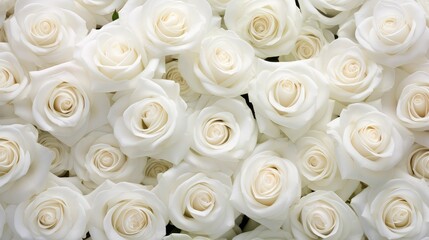 dreamy white roses background