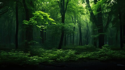 Obraz premium lush green background dark