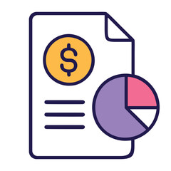 Financial Report Icon