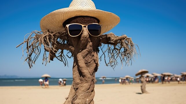 sunglasses funny tree