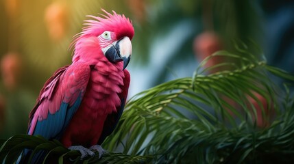 Obraz premium elegant tropical pink