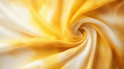 Obraz premium scarf yellow tie dye spiral