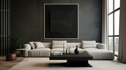 minimalist black square