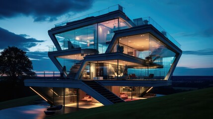 Obraz premium modern house structure