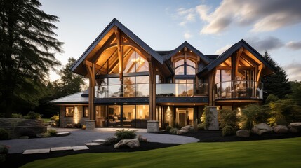 traditional property timber frame