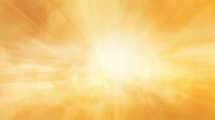 Obraz premium yellow hand drawn sun rays